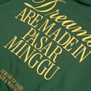 W.ESSENTIELS x LAZE x Mardial “Dreams Are Made In Pasar Minggu” Zip Hoodie Forest Green