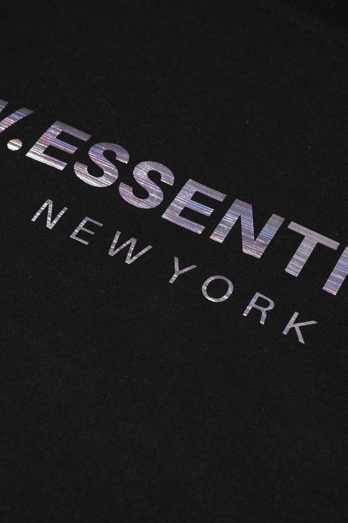 W.Essentiels Le Plissement Crewneck Noir Black