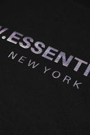 W.Essentiels Le Plissement Crewneck Noir Black