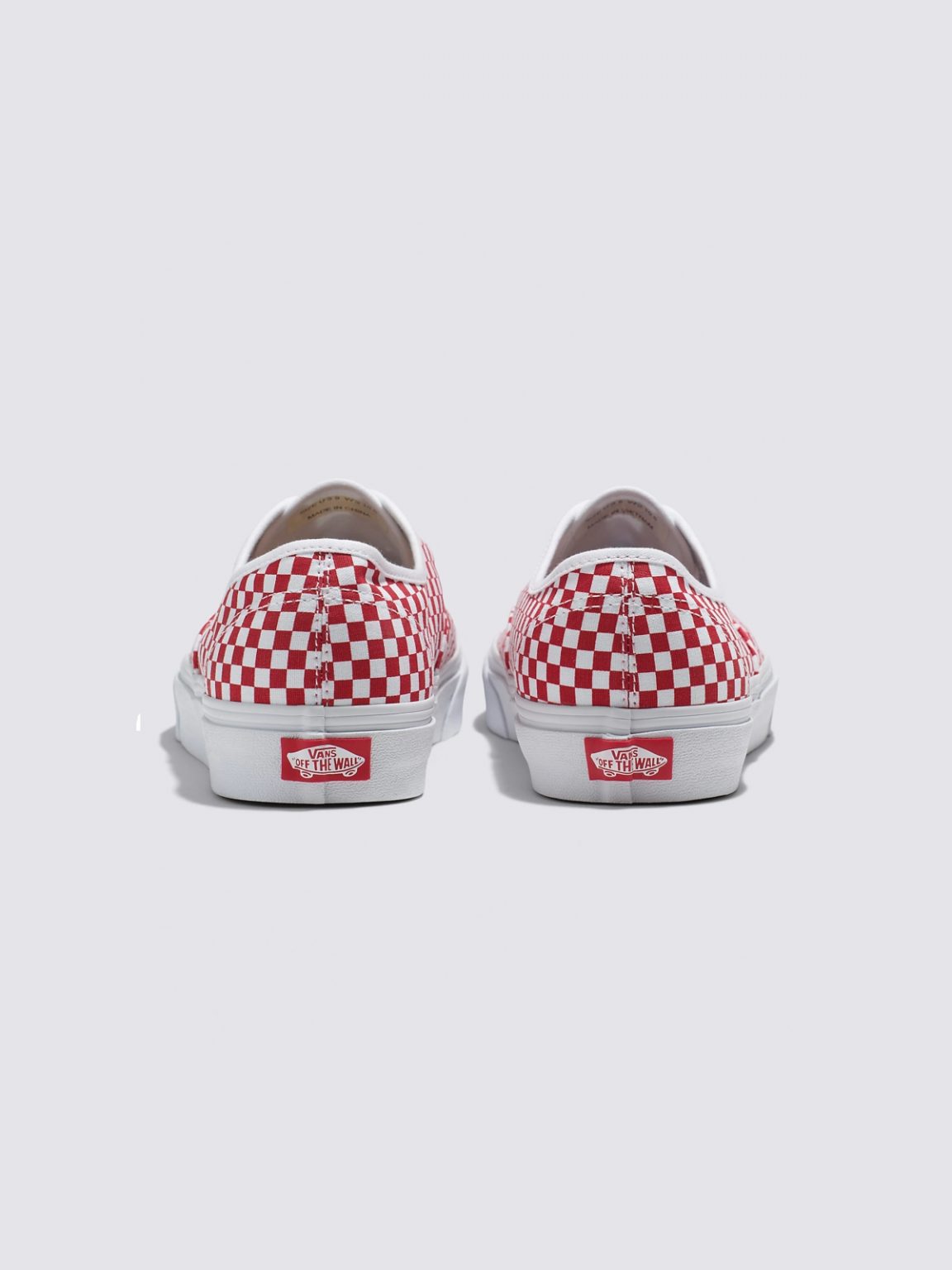 Sneakers Red Checkerboard Authentic Vans Vans Authentic Van Doren