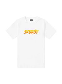 Stussy Flames Tee White
