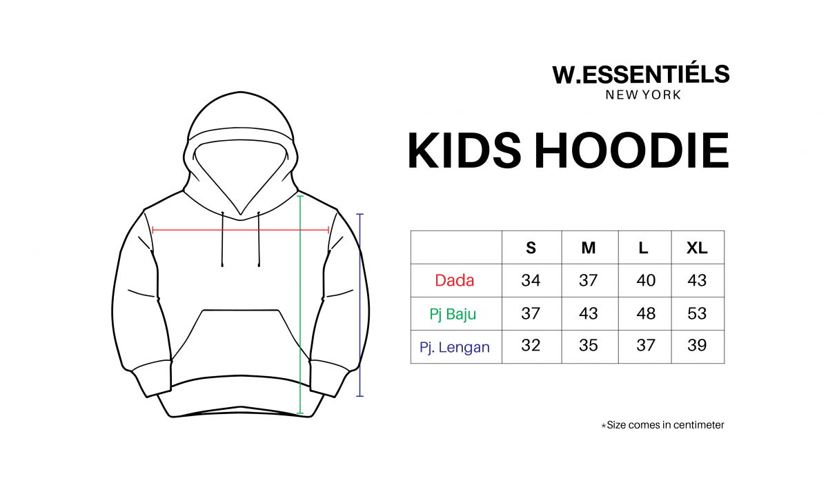 W.Essentiels x One Piece Nakama Kids Hoodie Black