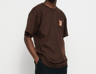 HUF High Point S/S Tee Chocolate