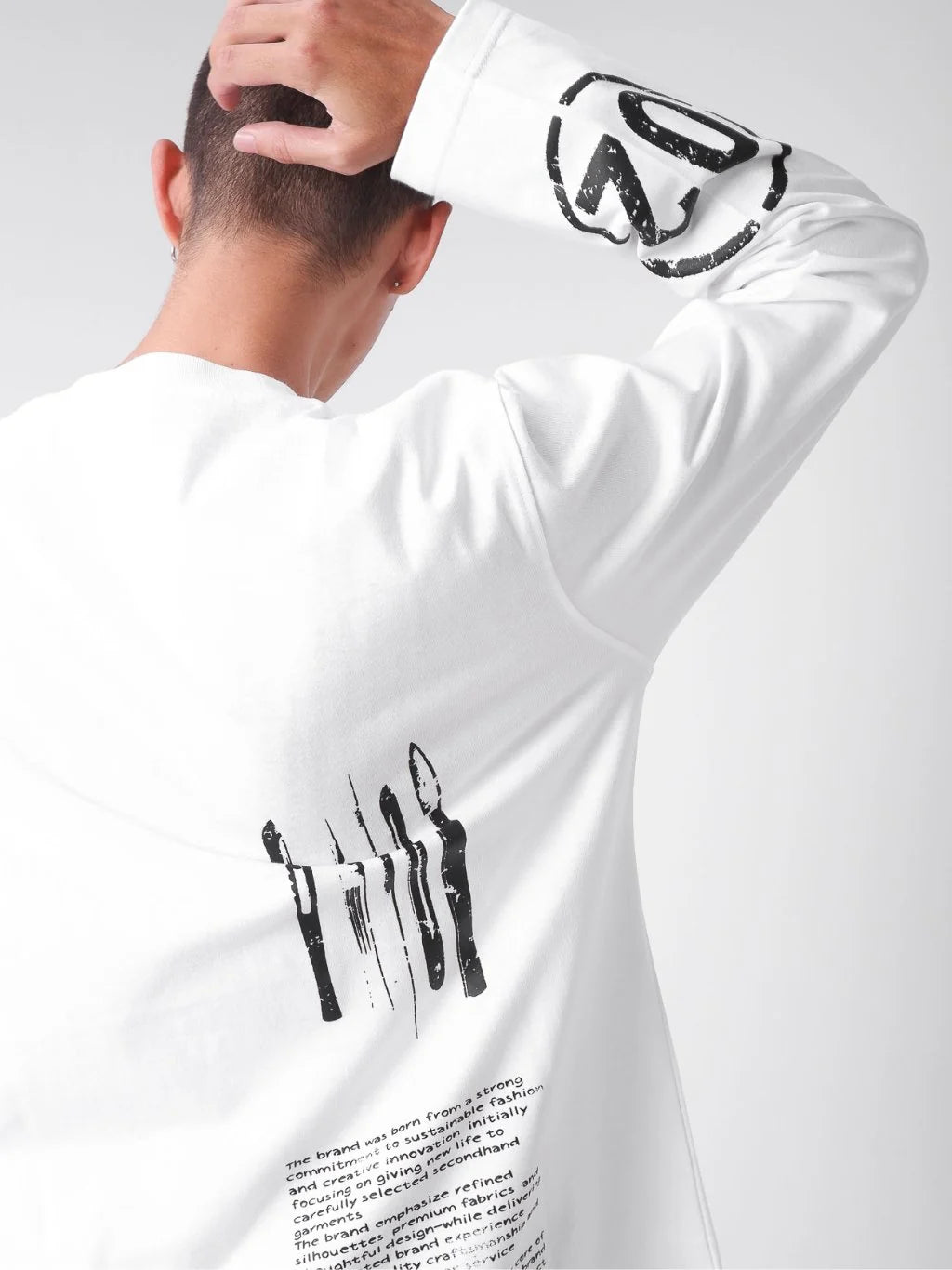 Two Times Too Draft Longsleeve White