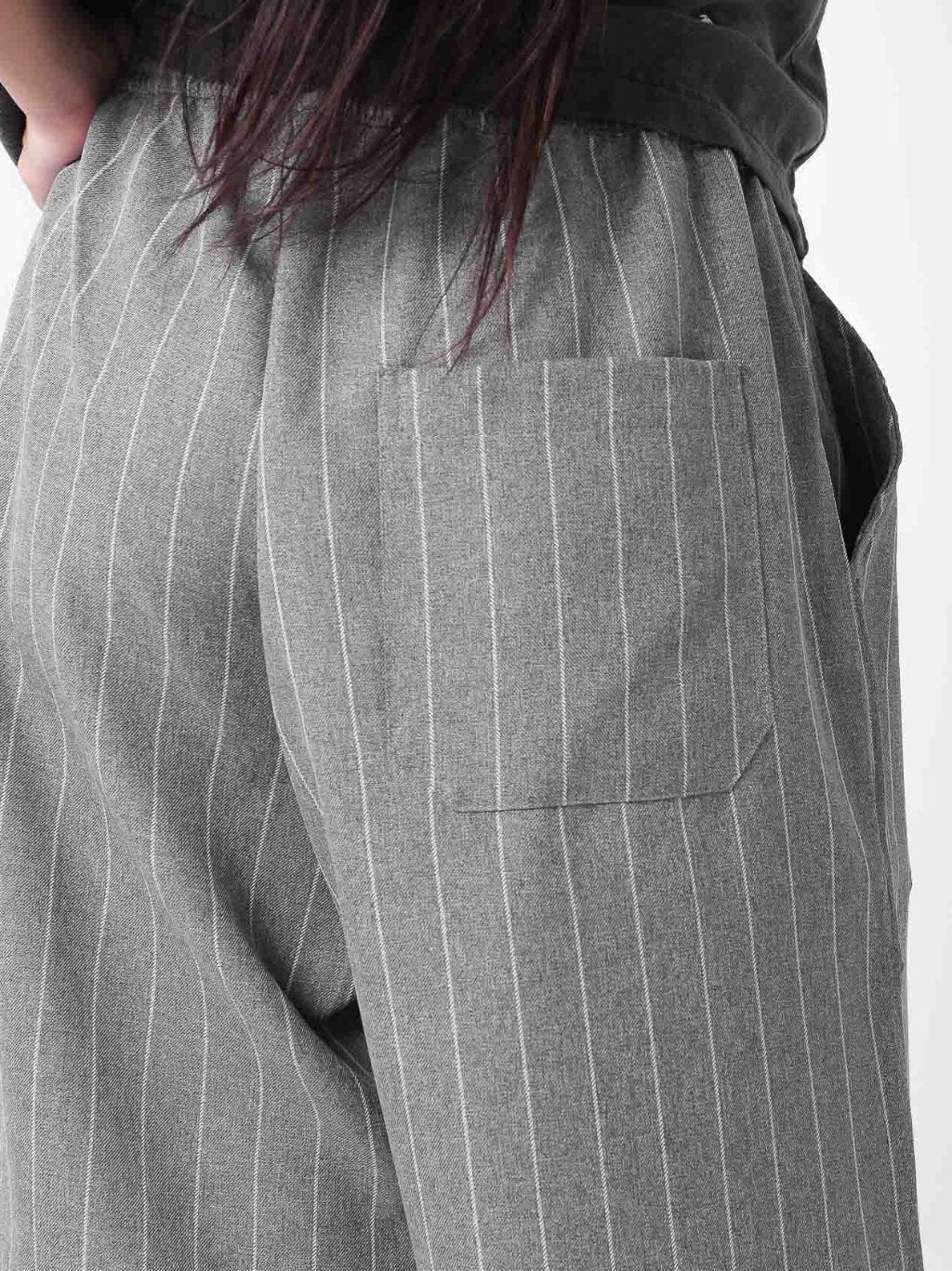 Two Times Too Flow Shorts Stripe Grey