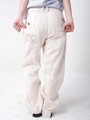 Two Times Too Fieldwork Fatigue Denim Pants Khaki