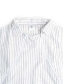 Two Times Too Multi Zip Top Stripe White