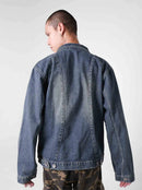 Two Times Too Arc Denim Jacket Vintage Blue