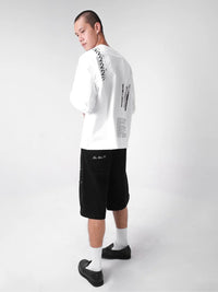 Two Times Too Draft Longsleeve White