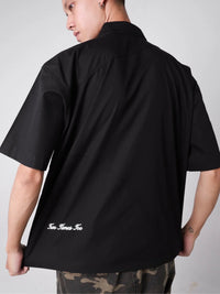Two Times Too Form Shirt Jet Black