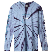 HUF Domestic Tie Dye L/S Tee Purple Velvet