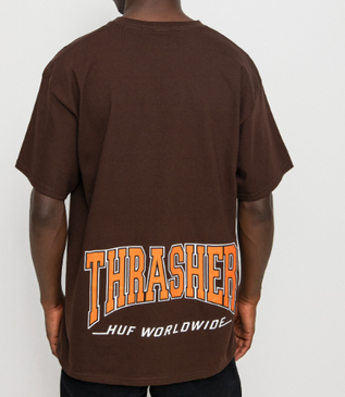 HUF High Point S/S Tee Chocolate