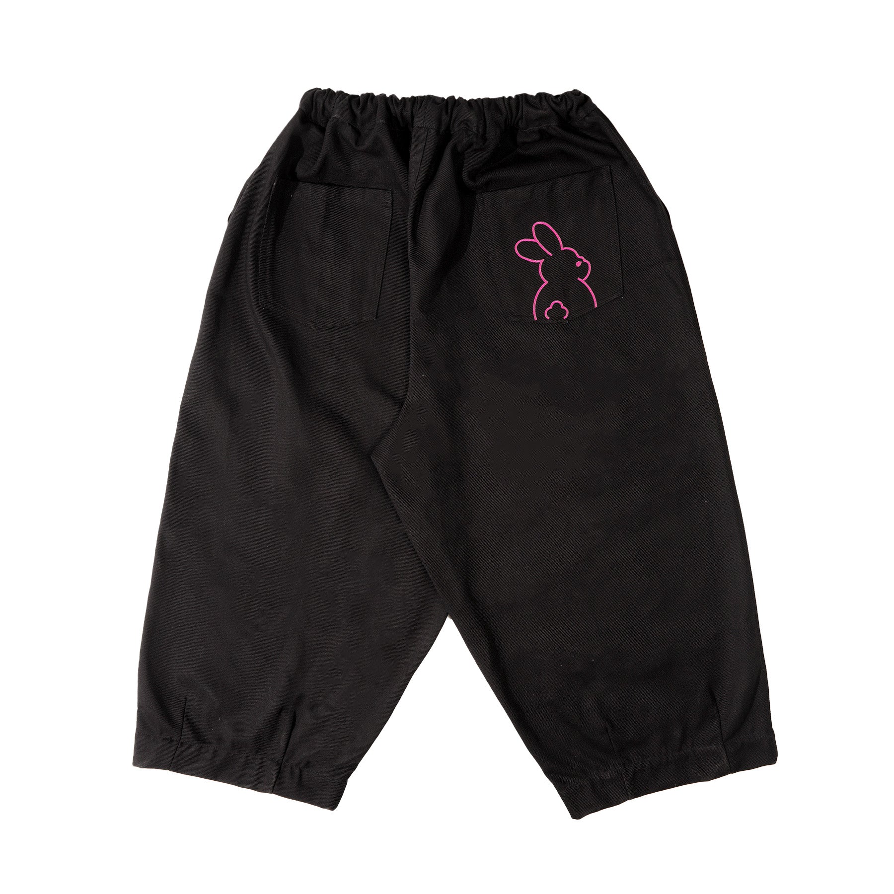 W.Essentiels X HasyaKyla Sables Oversize Barrel Pants Noir Black