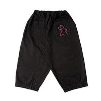 W.Essentiels X HasyaKyla Sables Oversize Barrel Pants Noir Black