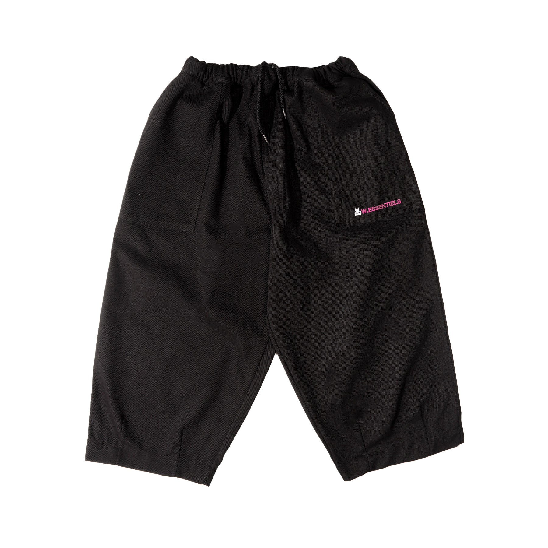 W.Essentiels X HasyaKyla Sables Oversize Barrel Pants Noir Black