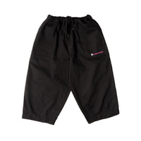 W.Essentiels X HasyaKyla Sables Oversize Barrel Pants Noir Black