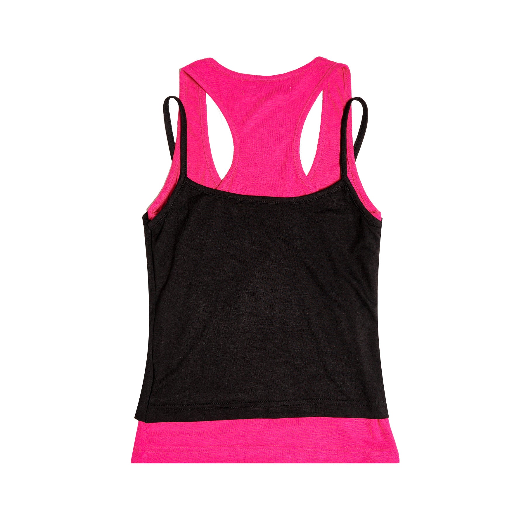W.Essentiels X HasyaKyla Sables Two Layer Tank Top Black/Raspberry