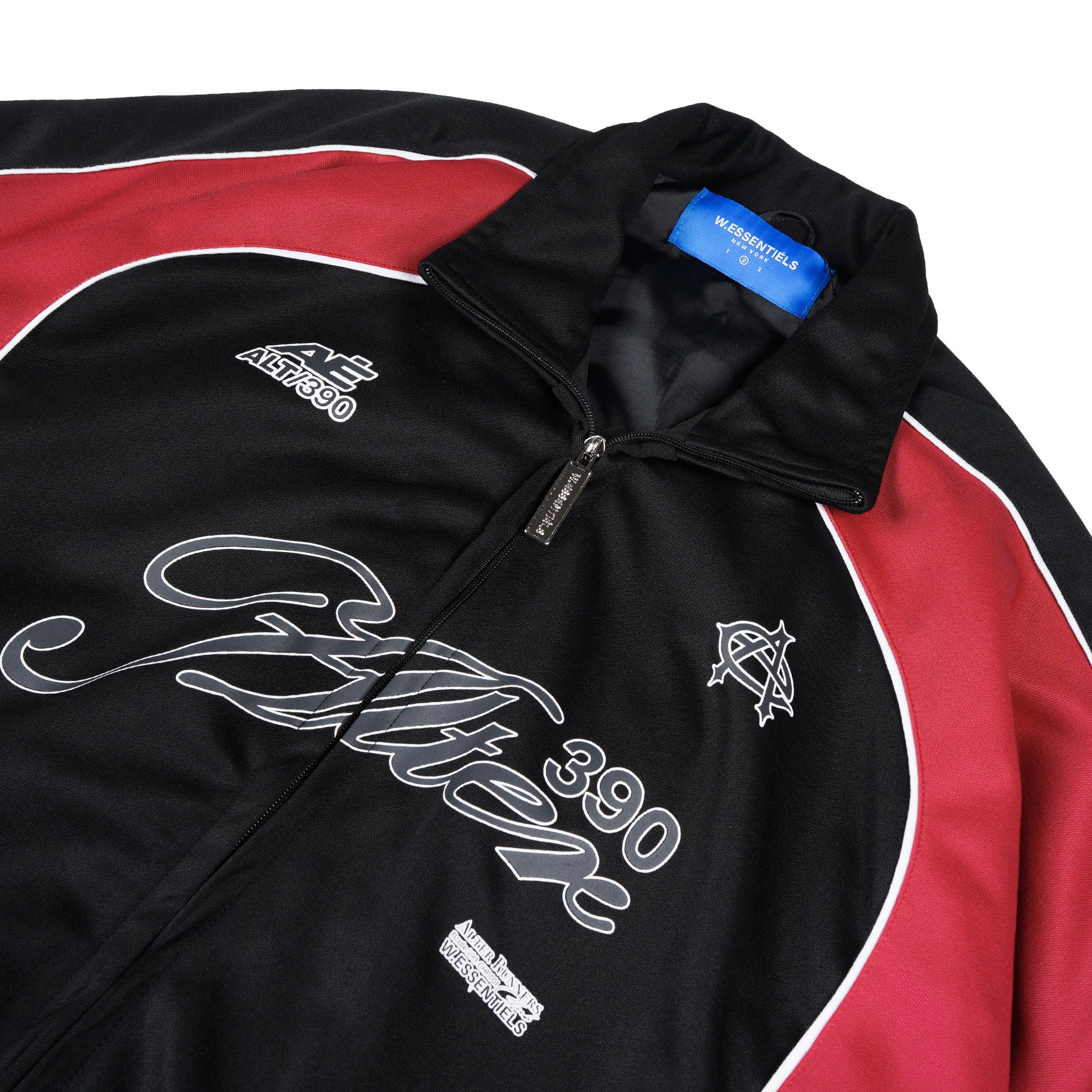 W.Essentiels x Alter Ego Darkpact Tracktop Black/Crimson