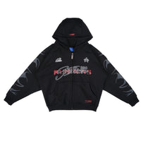 W.Essentiels x Alter Ego Darkpact Zip Hoodie Black
