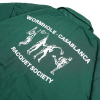 Wormhole x Casablanca Illegal Serve Player Warmup Jacket Two Tone Forest/White