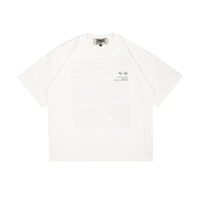 Wormhole x Casablanca Illegal Serve Boxy Cut T-shirt White