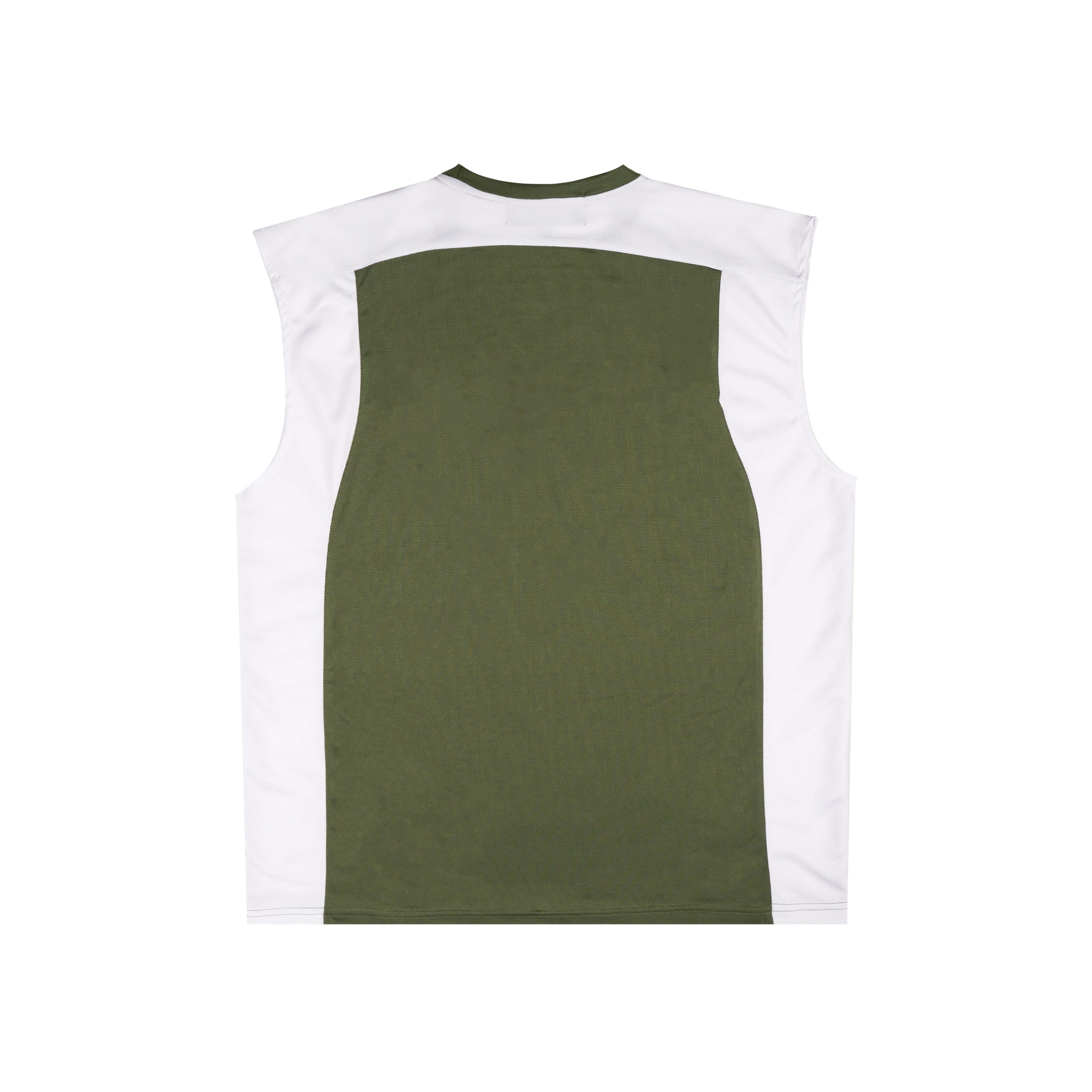Wormhole x Casablanca Illegal Serve Tank Top Two Tone Olive/White