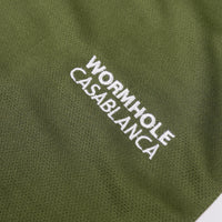 Wormhole x Casablanca Illegal Serve Tank Top Two Tone Olive/White