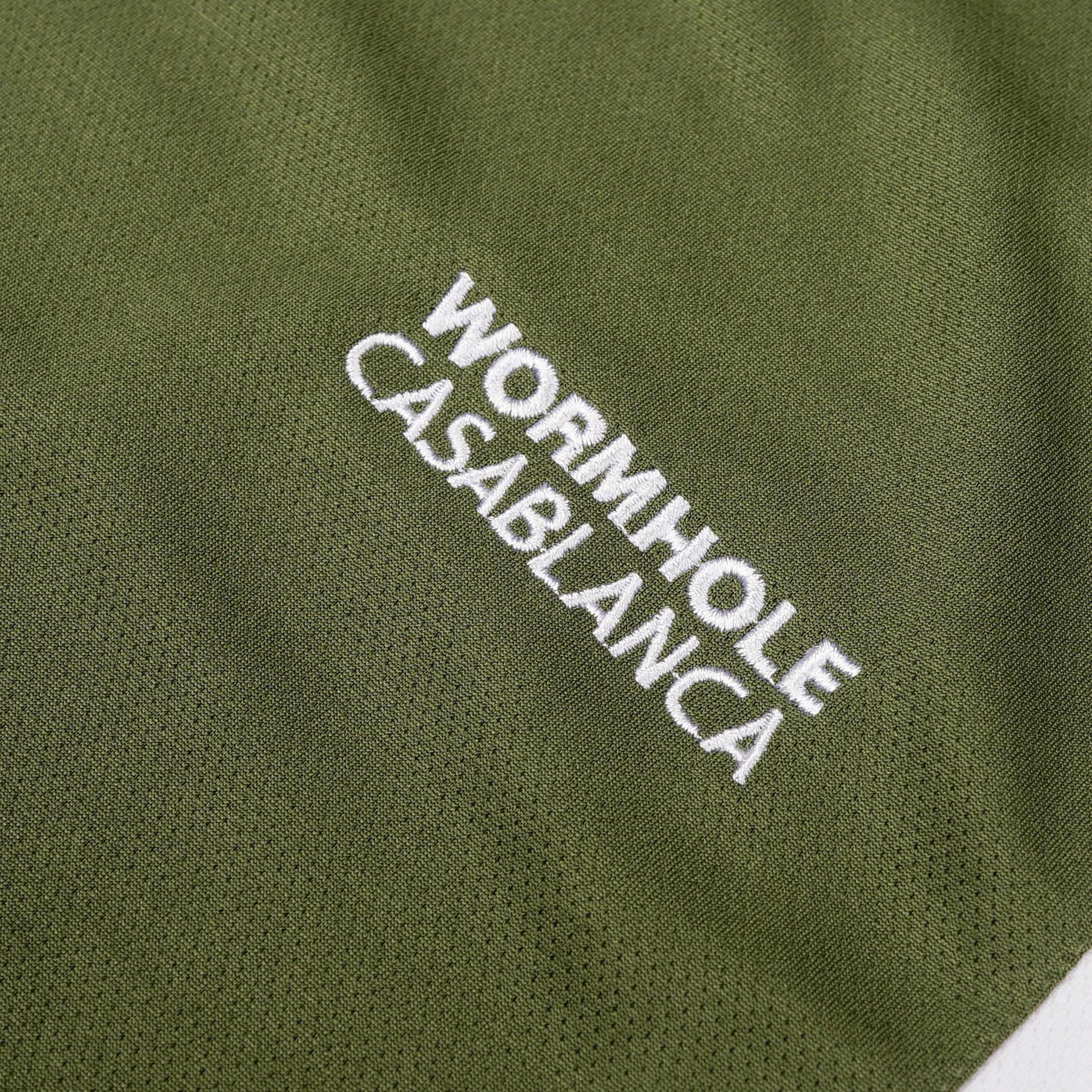 Wormhole x Casablanca Illegal Serve Tank Top Two Tone Olive/White