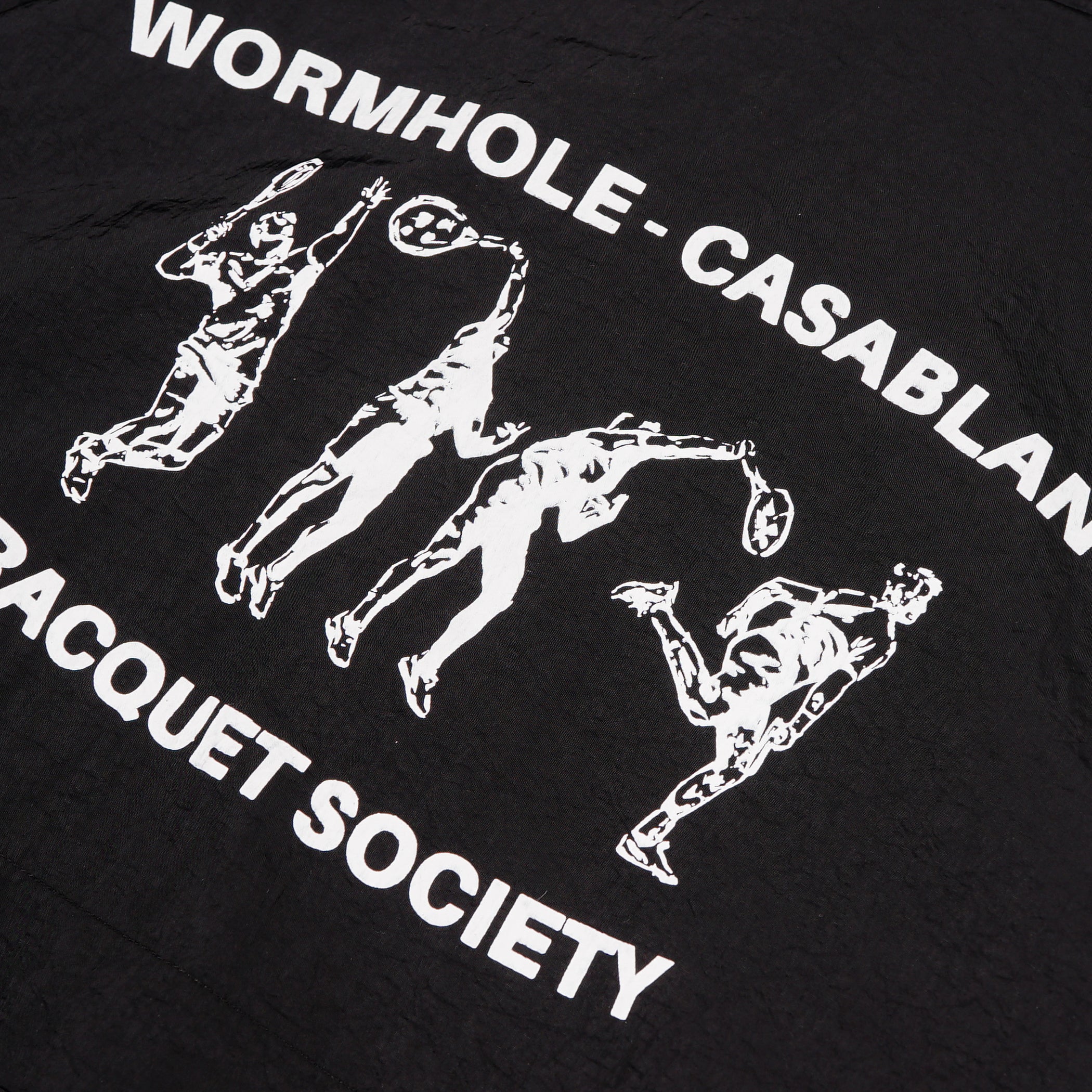 Wormhole x Casablanca Illegal Serve Player Warmup Jacket Two Tone Black/White