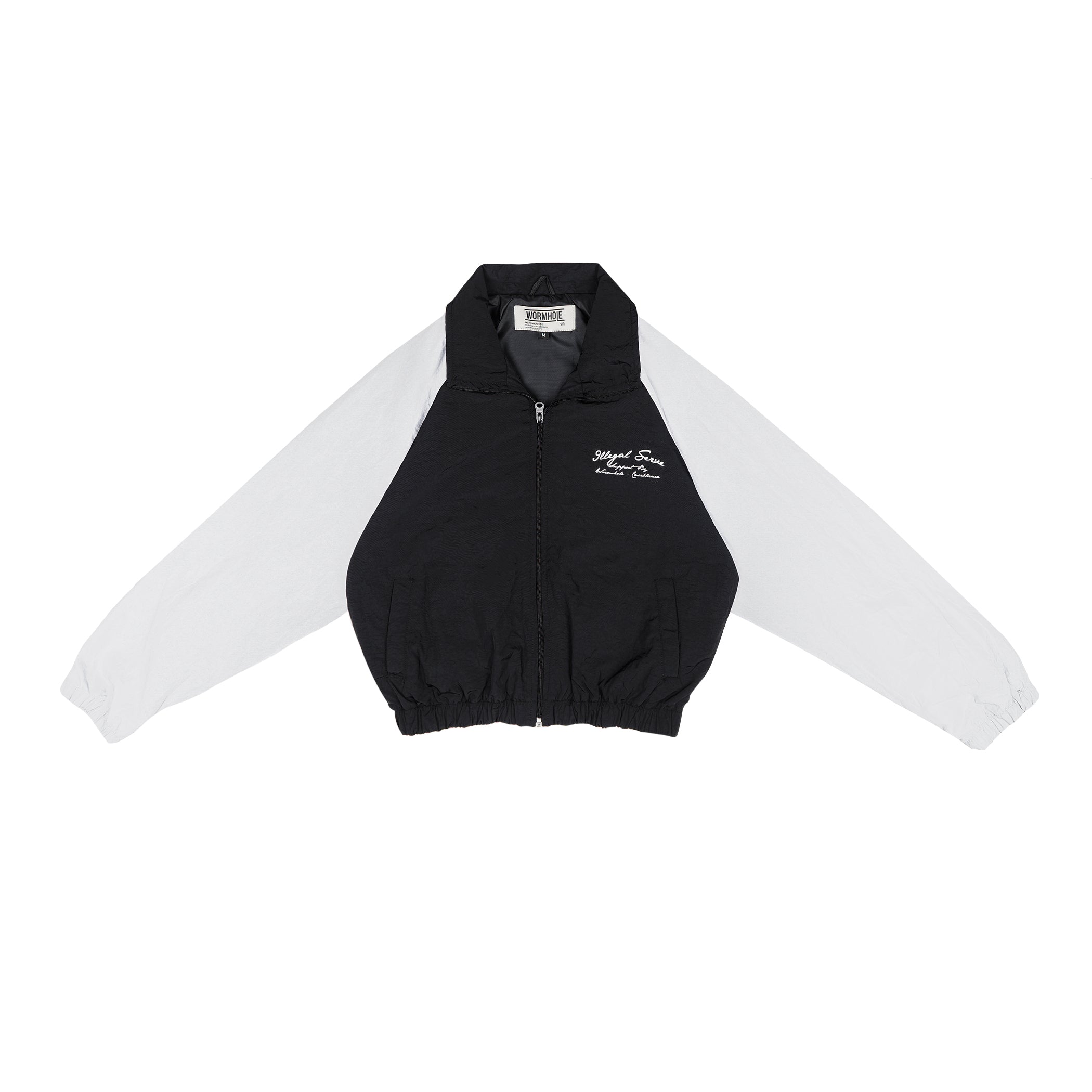 Wormhole x Casablanca Illegal Serve Two Tone Coating Jumper Black/White