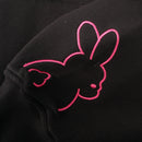 W.Essentiels X HasyaKyla Sables Oversize Zip Hoodie Noir Black