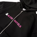W.Essentiels X HasyaKyla Sables Oversize Zip Hoodie Noir Black