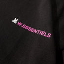 W.Essentiels X HasyaKyla Sables Boxy Cut Oversize Tee Black
