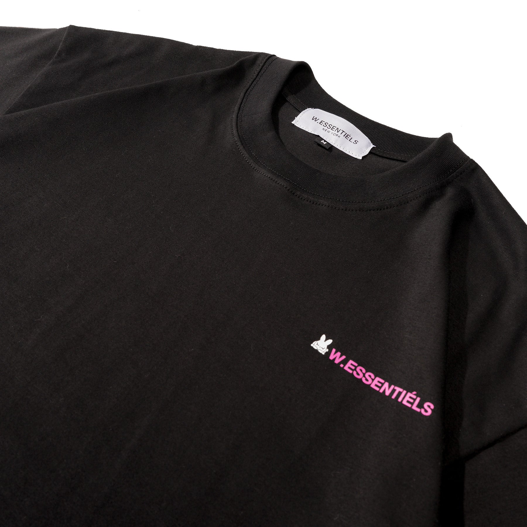 W.Essentiels X HasyaKyla Sables Boxy Cut Oversize Tee Black