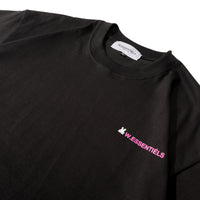 W.Essentiels X HasyaKyla Sables Boxy Cut Oversize Tee Black
