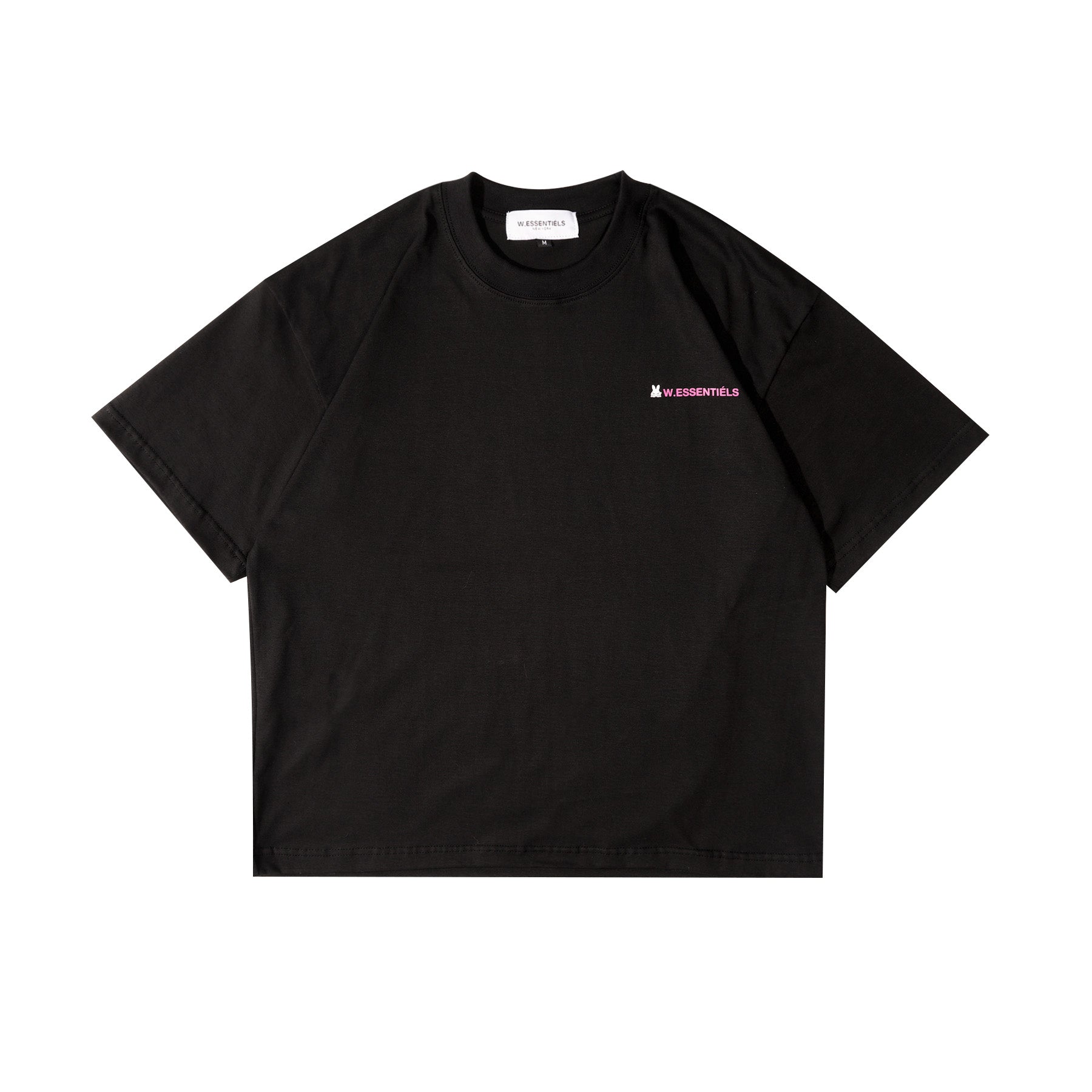 W.Essentiels X HasyaKyla Sables Boxy Cut Oversize Tee Black