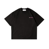 W.Essentiels X HasyaKyla Sables Boxy Cut Oversize Tee Black
