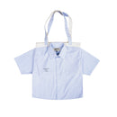 WORMHOLE Bureau de Guerre Shirt-Totebag Striped/Natural