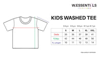 W.Essentiels Kids Treshold Ref-2126 Acid Wash Tee Angelo Azzuro (Blue)