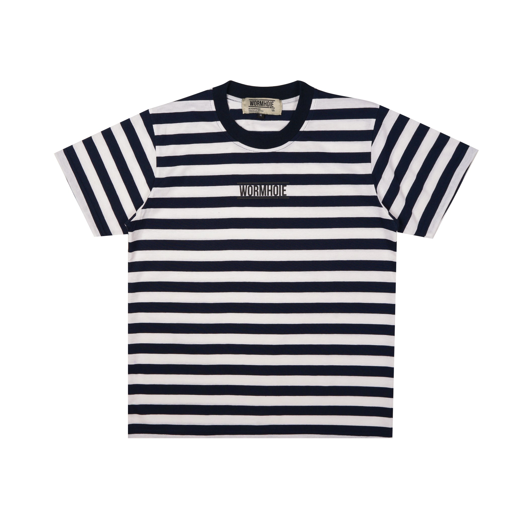 Wormhole Og Script Tee Stripe
