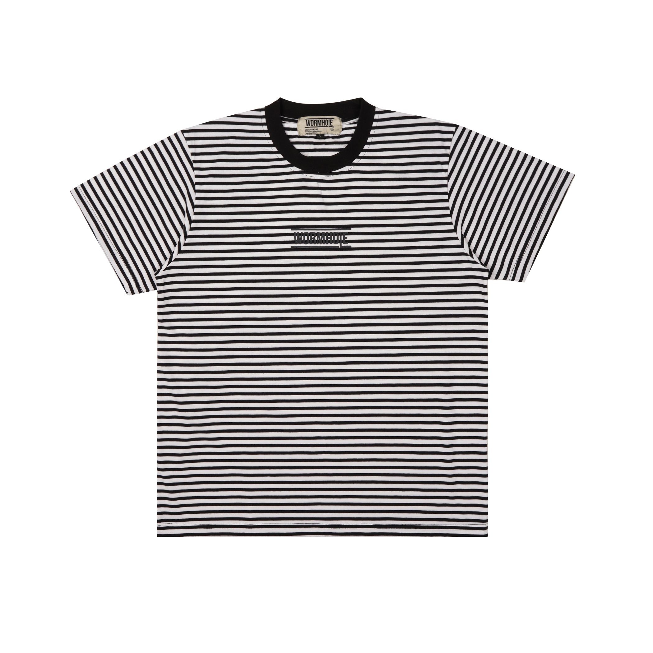 Wormhole Og Script Tee Stripe