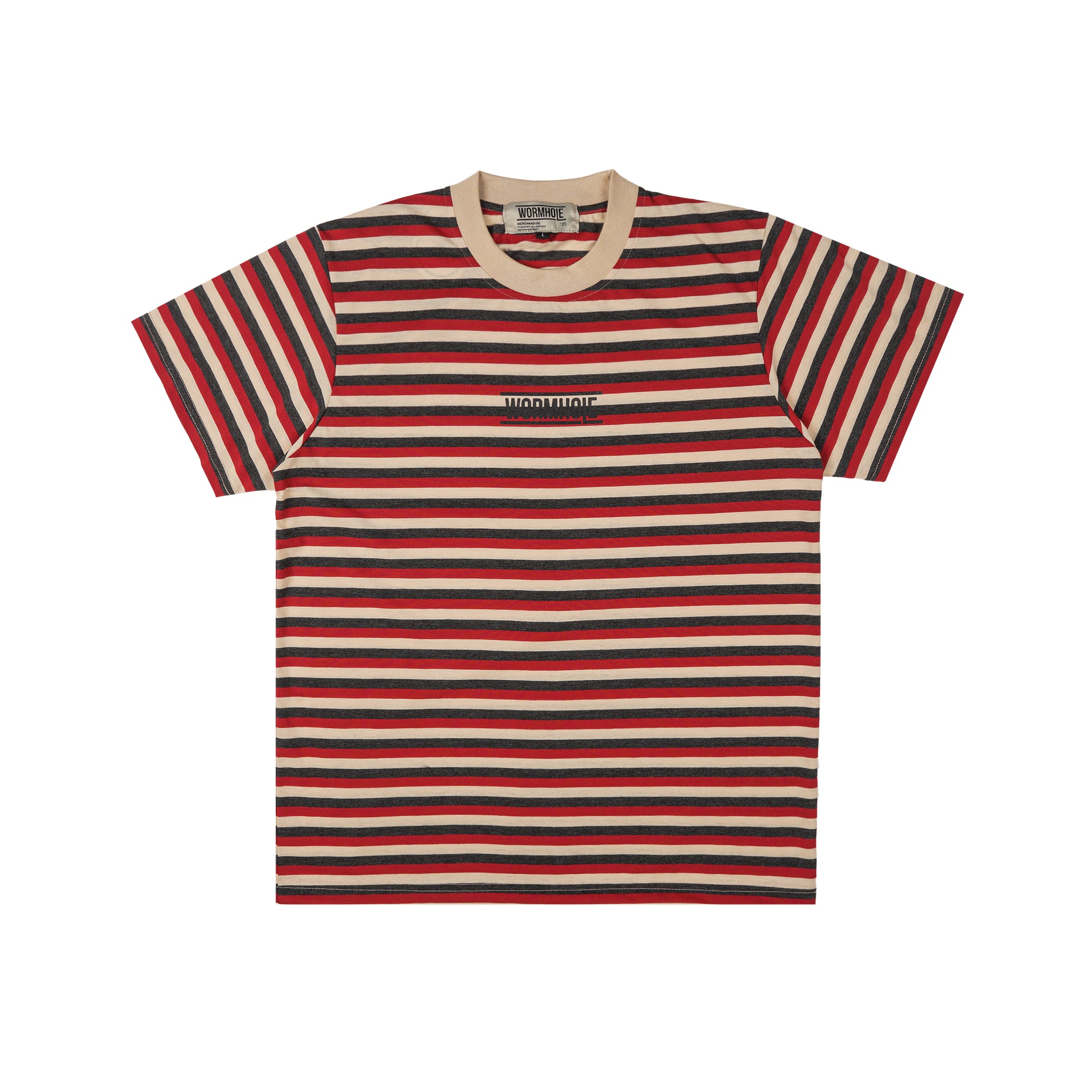 Wormhole Og Script Tee Stripe