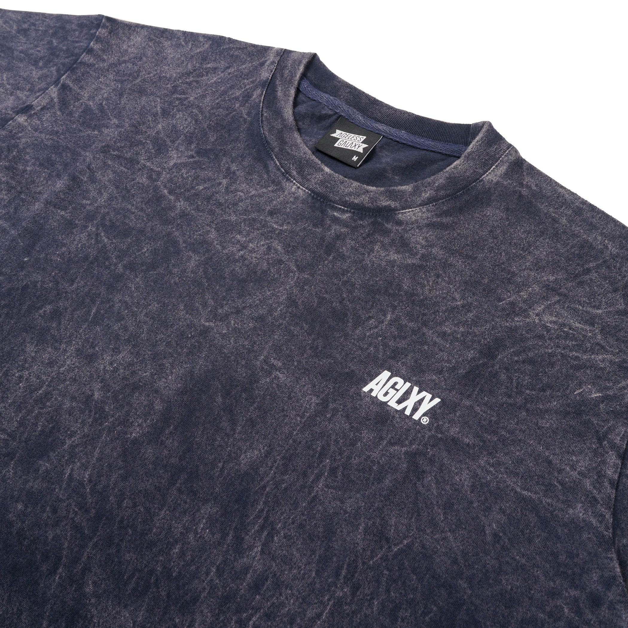 AGLXY WIT 20 Navy Sandwash T-shirt
