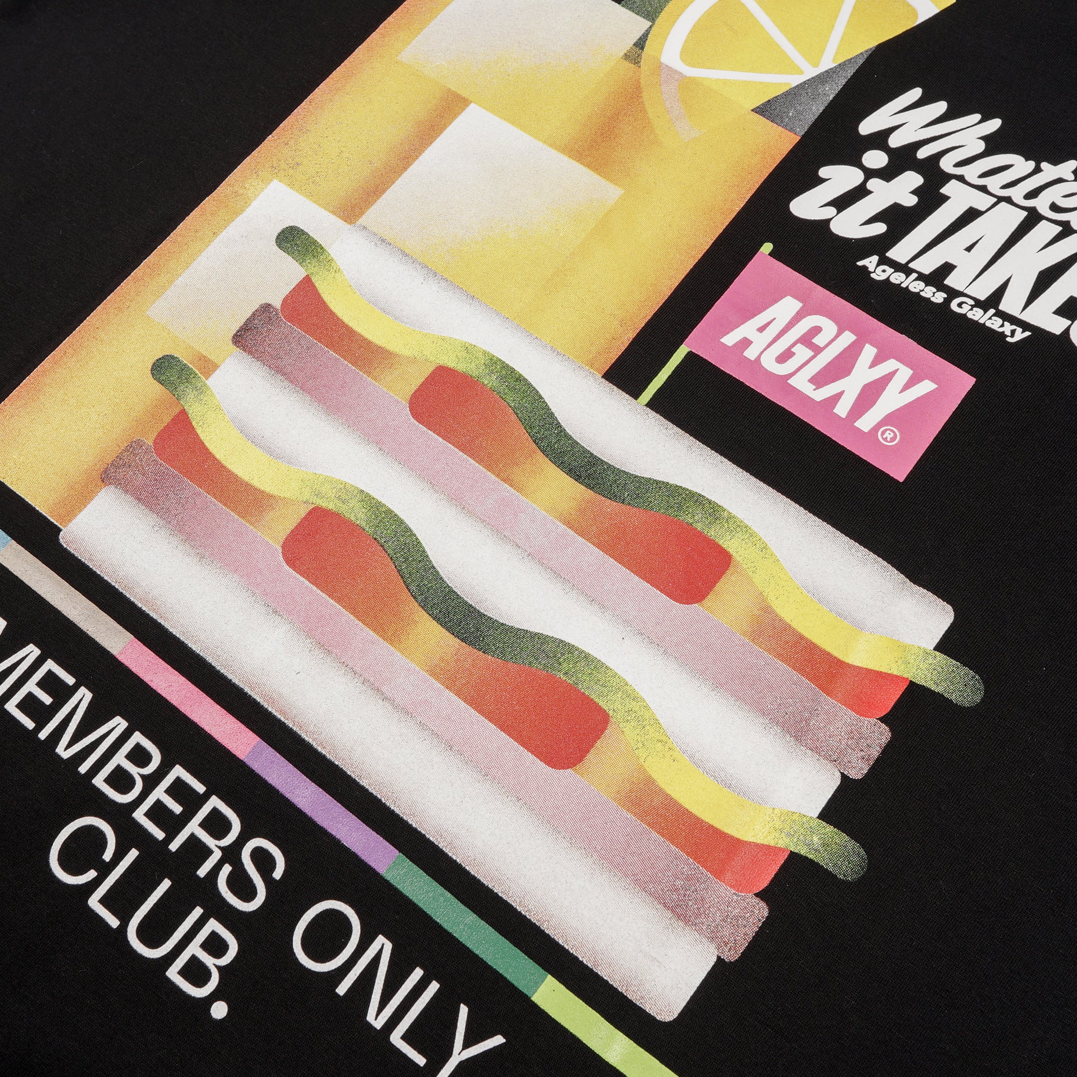AGLXY WIT Club Sandwich 019 Black T-shirt