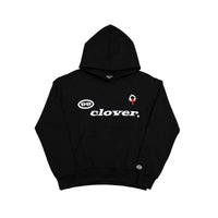 99 Clover "FEELING LUCKY" Oversized Hoodie Black