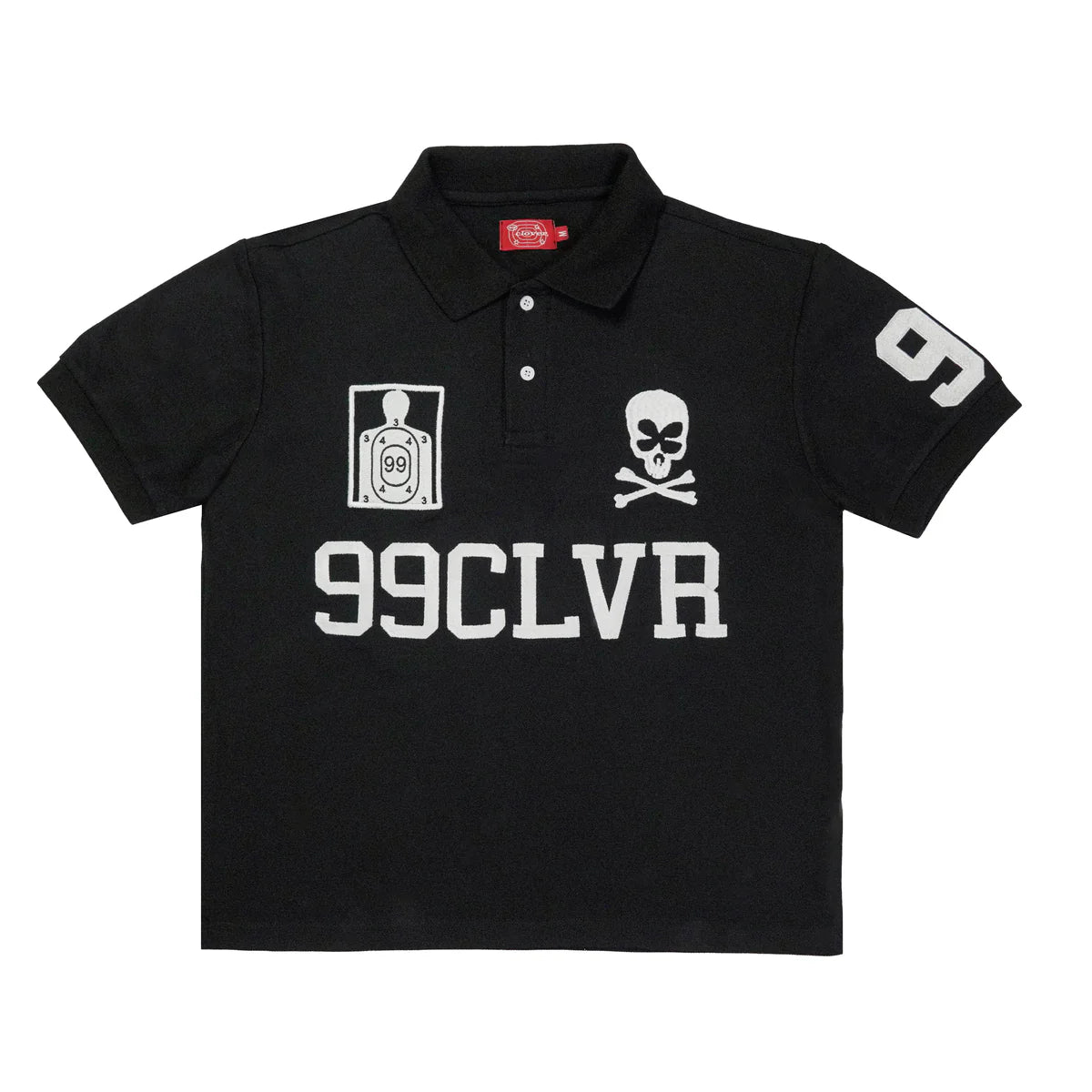 99 Clover Recoil Polo Black