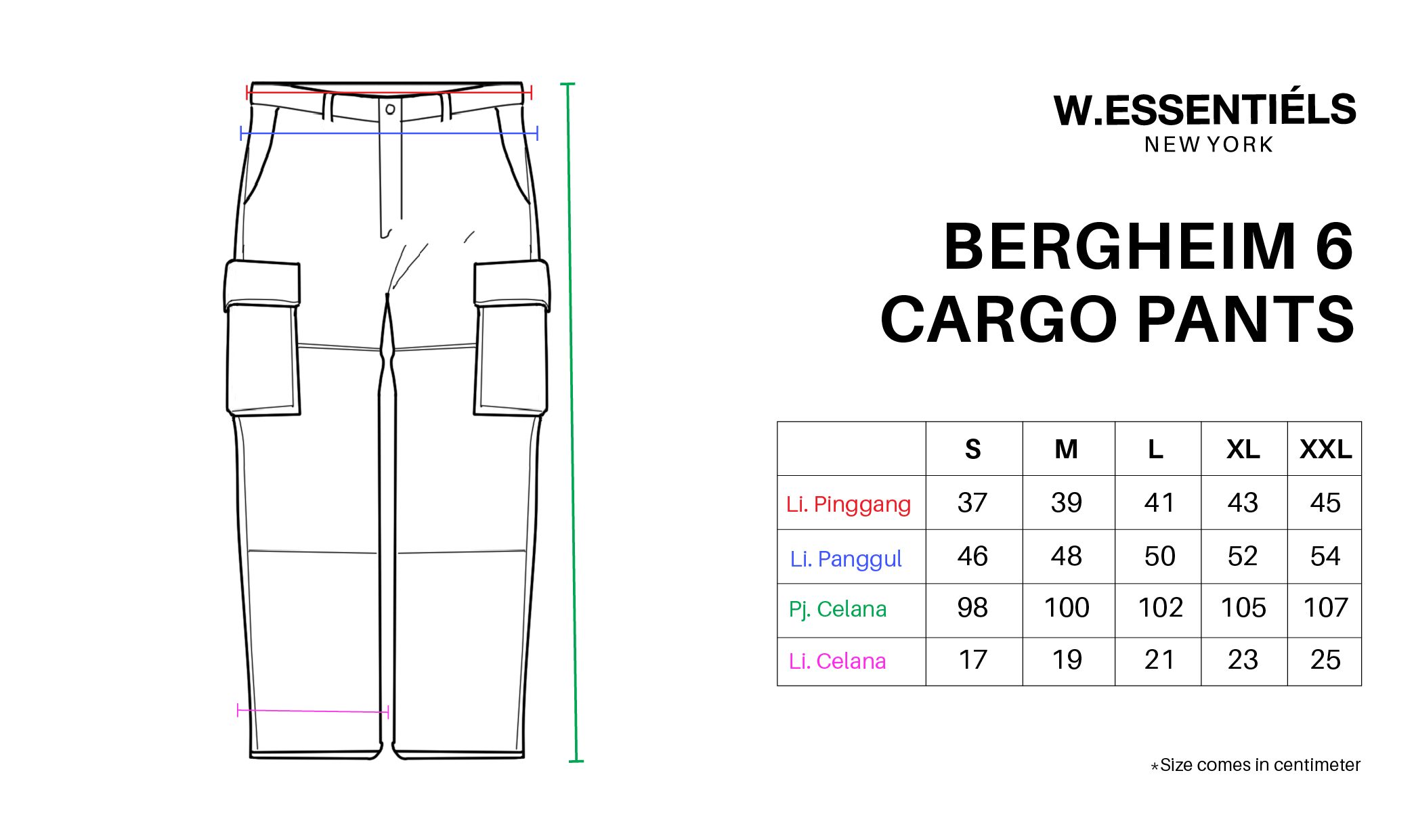 W.Essentiels Bergheim 6 Pockets Cargo Pants Sand
