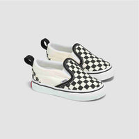Vans Toddler Slip-On V Checkerboard Black/White