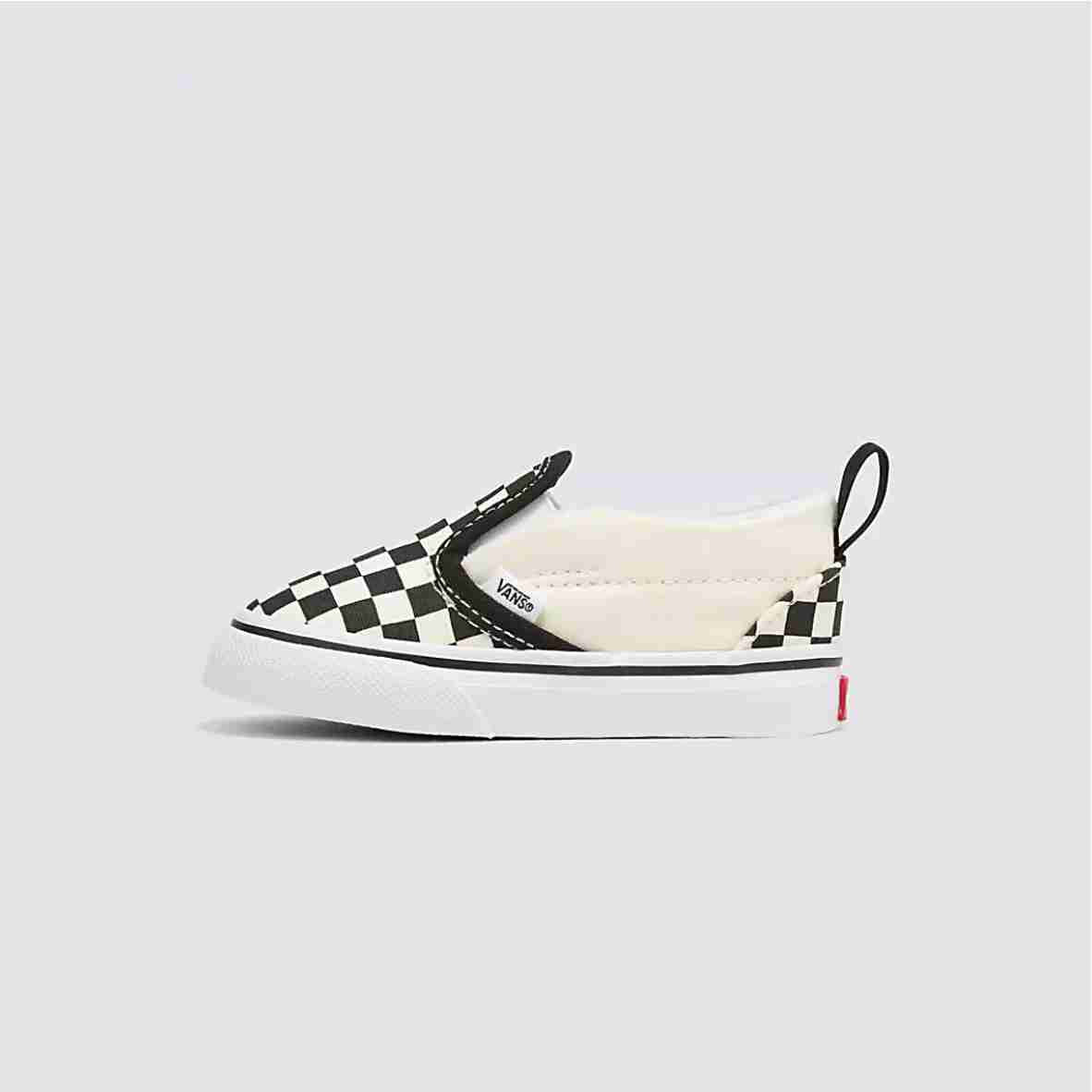 Vans Toddler Slip-On V Checkerboard Black/White