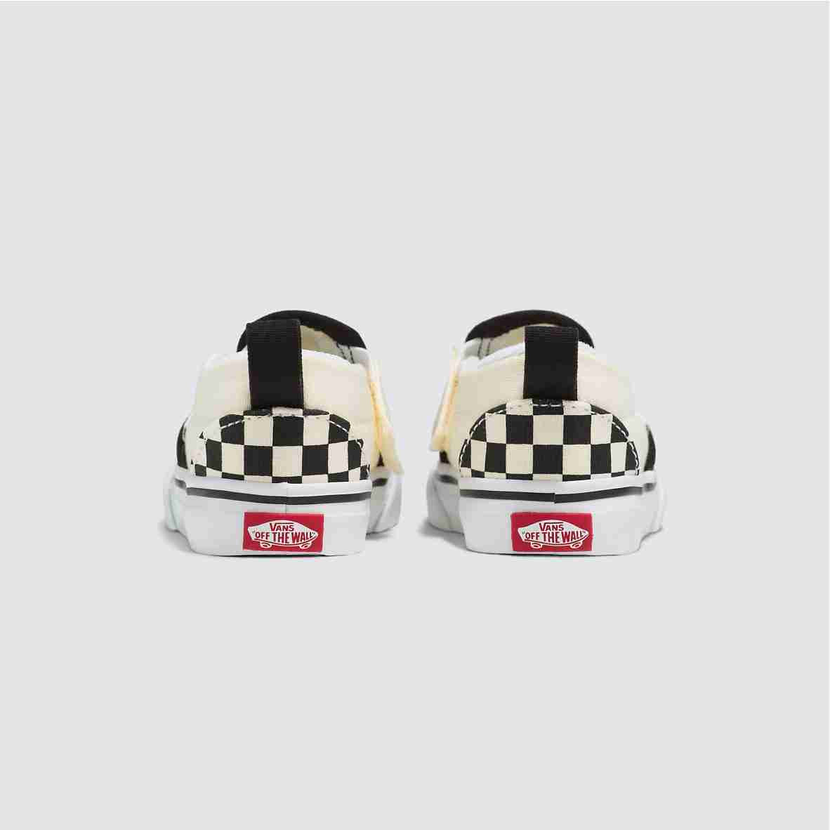 Vans Toddler Slip-On V Checkerboard Black/White